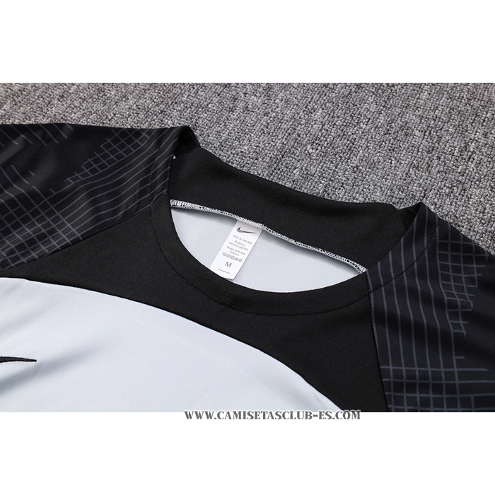 Chandal del Barcelona Manga Corta 23/24 Gris - Pantalon Corto